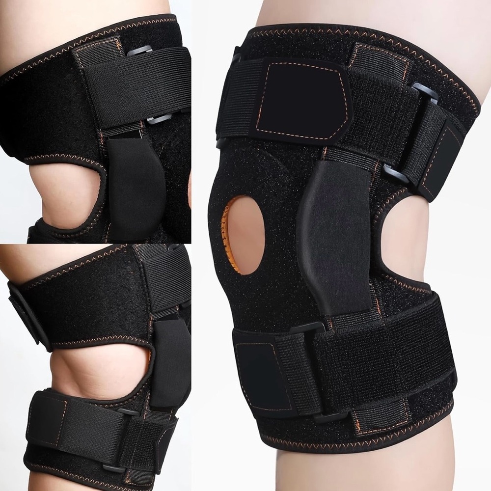 Adjustable Black Knee Brace